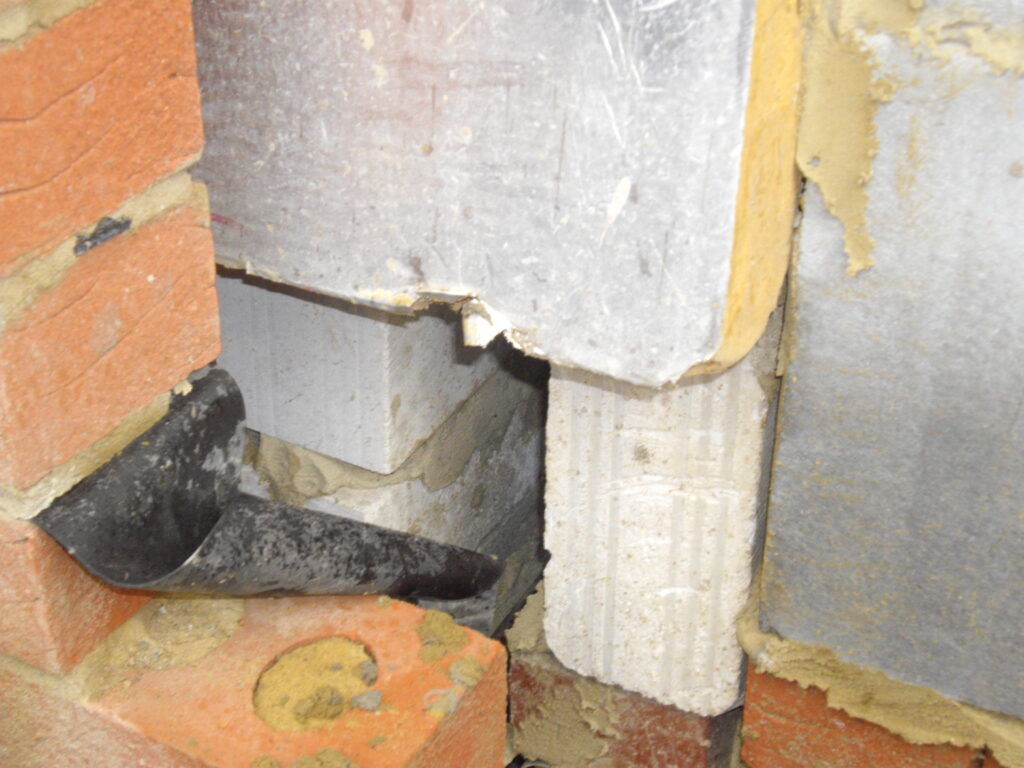 Image showing insulation incorrectly installed